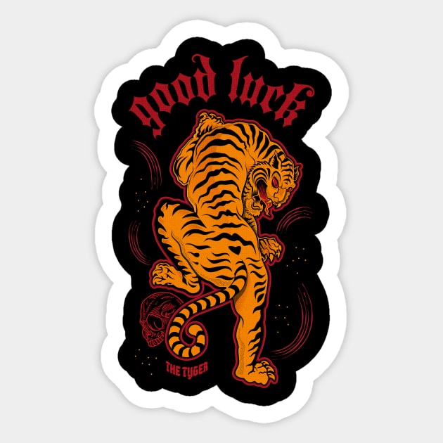 Good Luck Sticker by thetyger